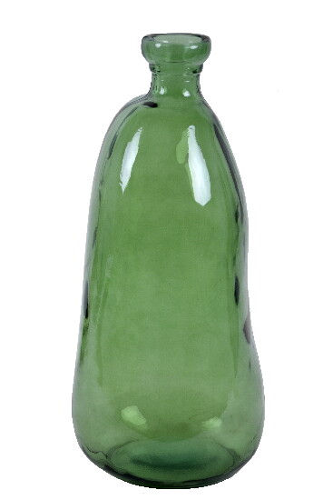 VIDRIOS SAN MIGUEL !RECYCLED GLASS! Váza z recyklovaného skla "SIMPLICITY", 51 cm, zelená (balenie obsahuje 1ks)