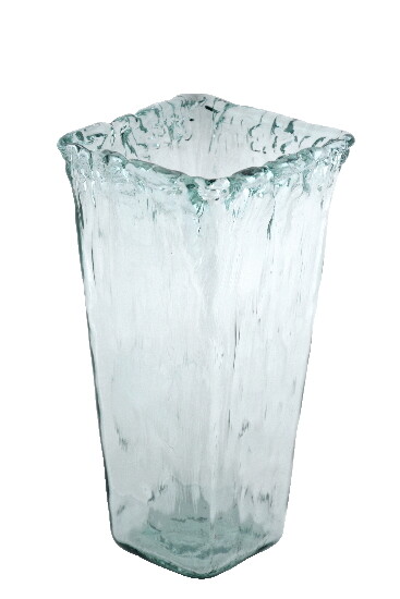 Wazon ze szkła z recyklingu „PANDORA „AUTHENTIC”, przezroczysty, 16 x 33 cm (opakowanie zawiera 1 sztukę)|Vidrios San Miguel|Szkło z recyklingu