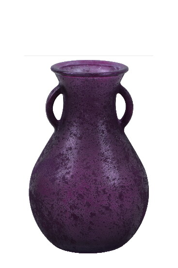 Recycled glass vase "CANTARO" burgundy 2.15 L (package includes 1 pc)|Vidrios San Miguel|Recycled Glass