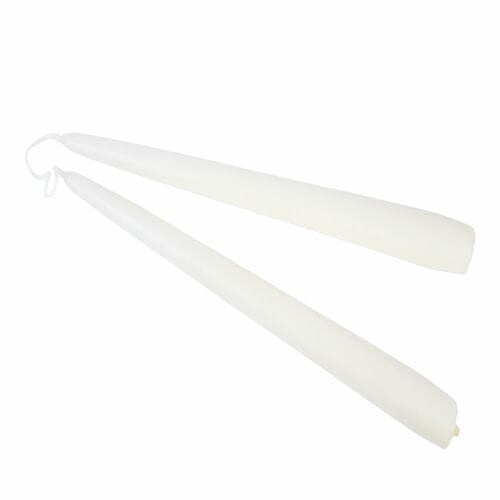 Candle ED diameter 22x240mm, white | white, pack 2 pcs