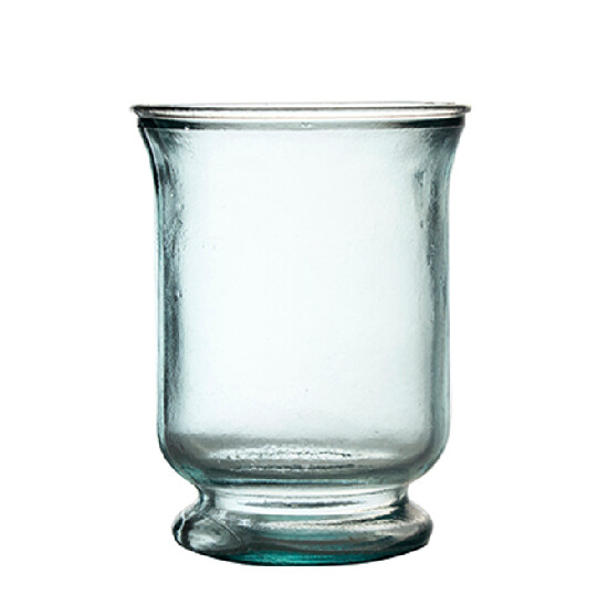 Candlestick made of recycled glass, 