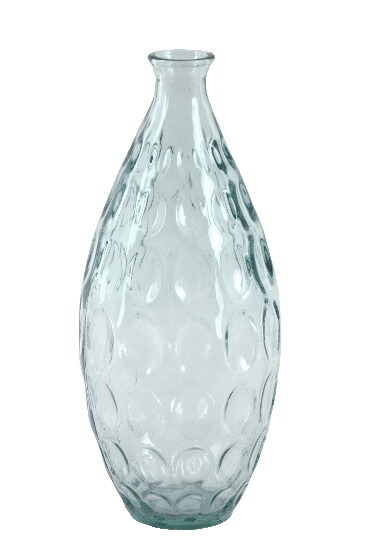 VIDRIOS SAN MIGUEL !RECYCLED GLASS! Váza z recyklovaného skla "DUNE", 38 cm (balenie obsahuje 1ks)