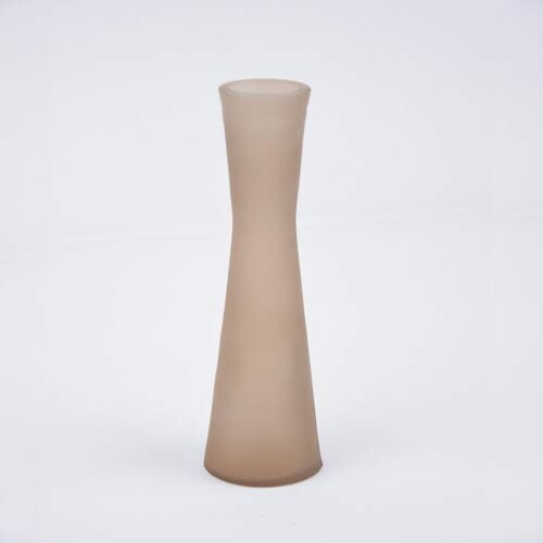 Váza úzká COIN, 30cm, hnědá matná|Vidrios San Miguel|Recycled Glass