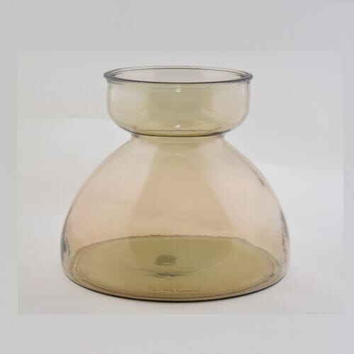 Váza SENNA, 34cm|10,5L, fľaškovo hnedá|dymová|Vidrios San Miguel|Recycled Glass