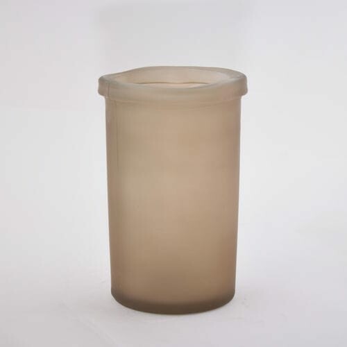 Váza SIMPLICITY, rovná, 28cm, hnedá matná | Vidrios San Miguel | Recycled Glass