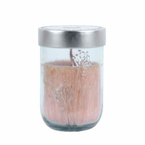 Candle in a glass with a dandelion Cinnamon (package includes 1 pc)|Vidrios San Miguel|Recycled Glass