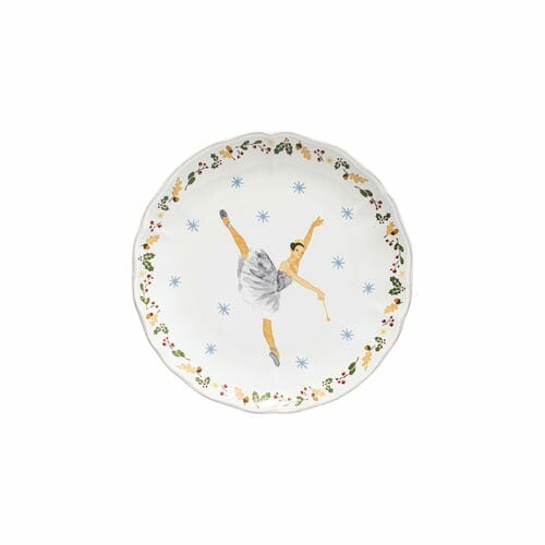 Dessert plate 21cm, THE NUTCRACKER, Sugar Plum Fairy (SALE)|Casafina