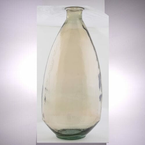 Wazon ADOBE, 80cm|25L, butelkowy brąz|dymny|Vidrios San Miguel|Szkło z recyklingu