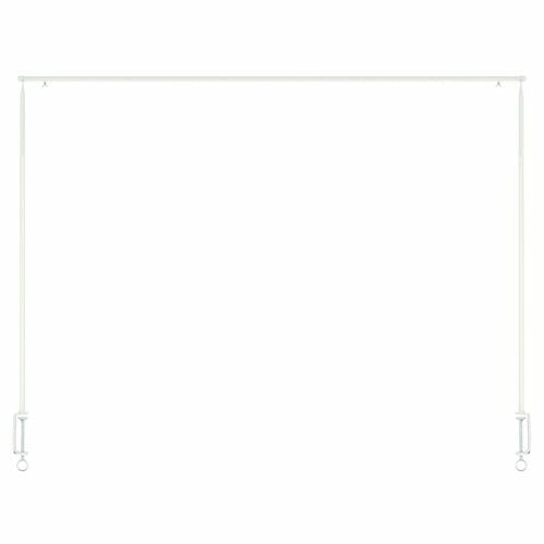 Konzolka stolní WINDOW DRESSING, se svorkou 117,7-211,5cm, bílá|Esschert Design