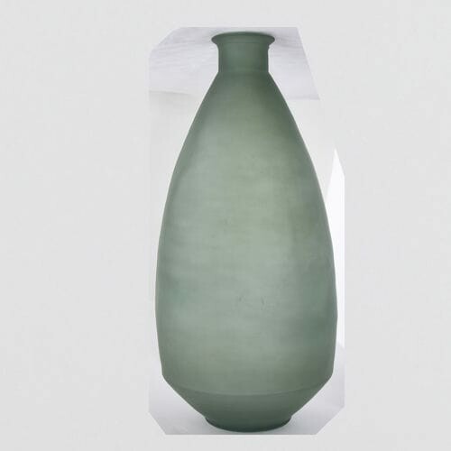 Wazon ADOBE, 80cm|25L, zielony mat|Vidrios San Miguel|Szkło z recyklingu