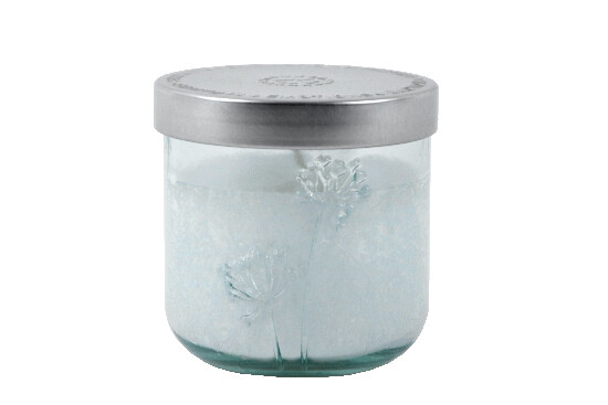 Candle in a glass with a dandelion Sandalwood (package includes 1 pc)|Vidrios San Miguel|Recycled Glass