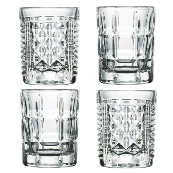 Whiskey/alcohol glass 0.06L, AFTER, clear, set 4 pcs, GIFT PACK 4 pcs|La Rochere