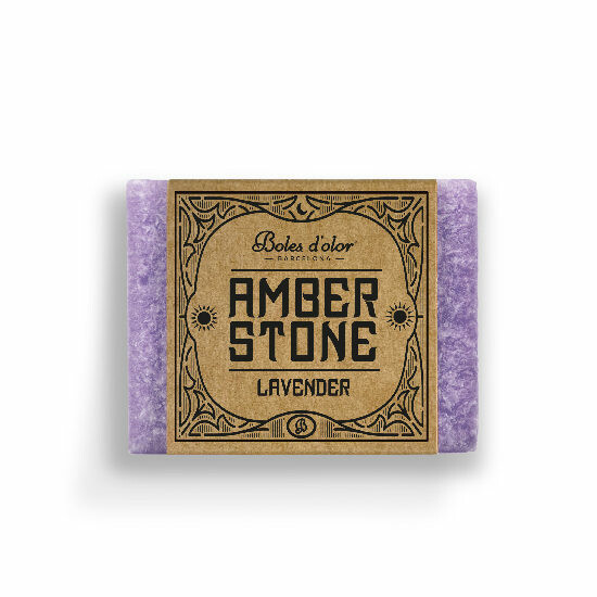Jantárový kameň/Vosk vonný AMBER STONE 5x2x4cm, Lavender/Levandule|Boles d´olor