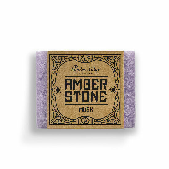 Kamień bursztynowy/wosk zapachowy AMBER STONE 5x2x4cm, Piżmo/Piżmo|Boles d'olor