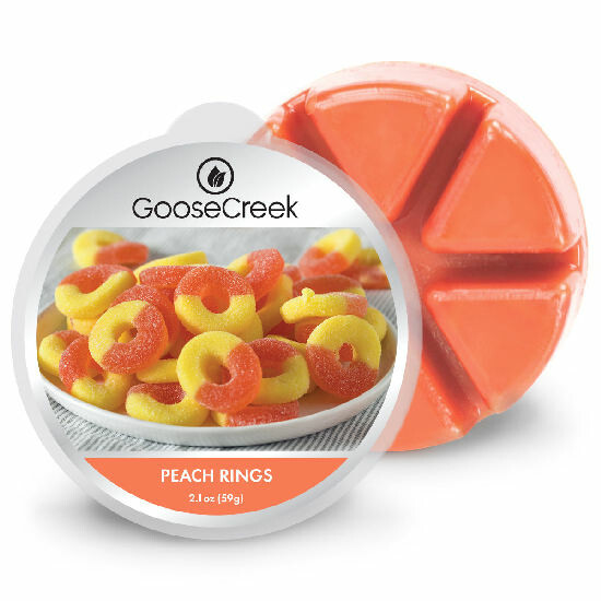 Wosk PEACH RINGS, 59g, do lampy zapachowej|Goose Creek