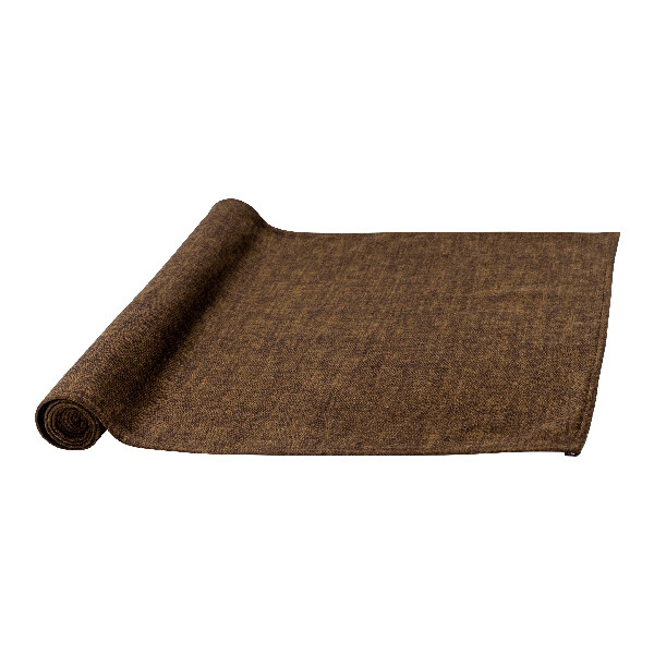 Bieżnik CAPRI 140x50cm, 100% PES, Choco brown|Madison