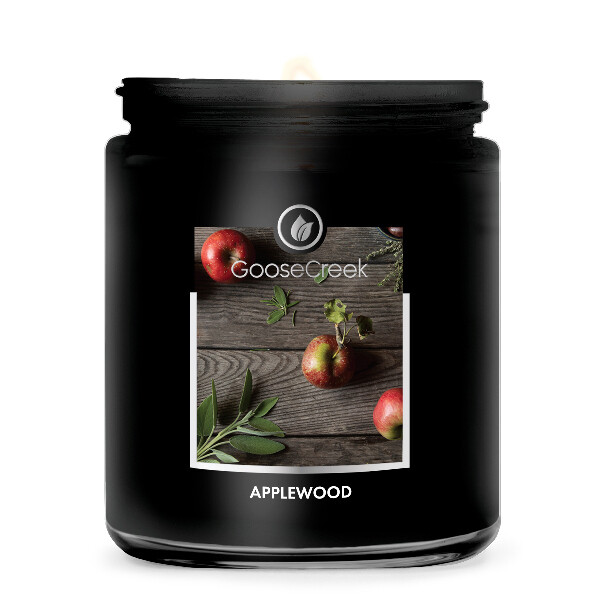 Sviečka s 1-knotom 0,2 KG APPLEWOOD, aromatická v dóze KP|Goose Creek