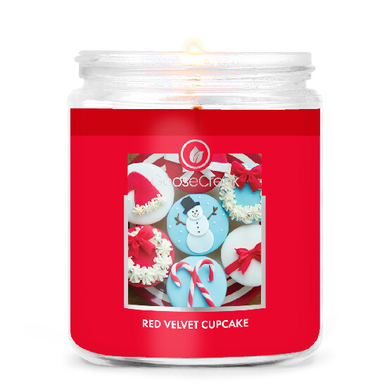 1-wick candle 0.2 KG RED VELVET CUPCAKE, aromatic in a jar KP|Goose Creek