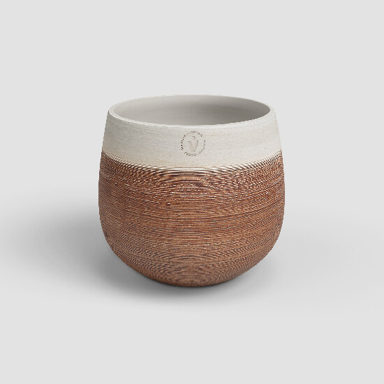 Doniczka ANTHEIA, 31 cm, ceramiczna, brązowa|TERRAKOTA|Artevasi