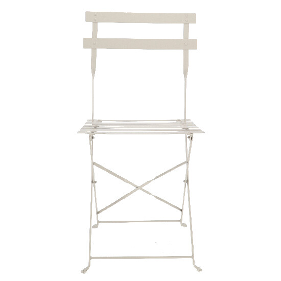 Židle zahradní DESERT DREAM, skládací, kov, bílá, 41x46x81cm|Esschert Design
