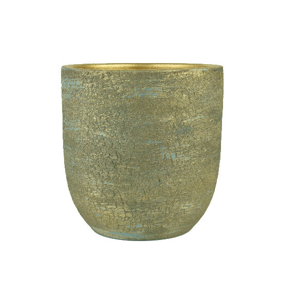 Wazon ceramiczny MONSANTO średnica 19x30cm, niebieski|SAND BLUE|Ego Dekor