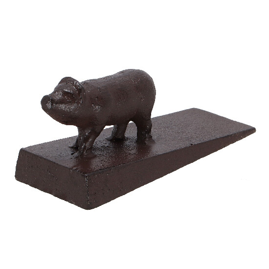 Zarážka na dveře PIG, litina, 15x5x6cm|Esschert Design