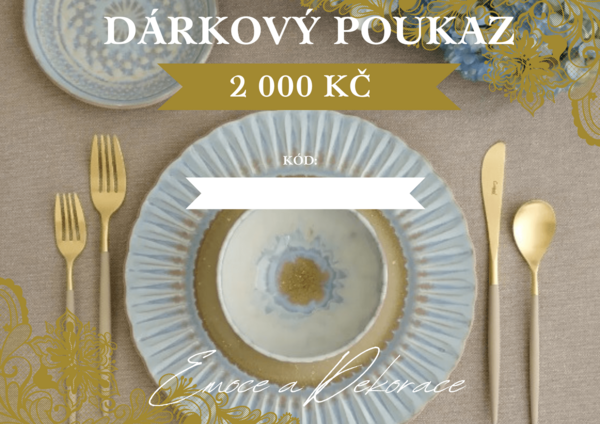 DÁRKOVÝ POUKAZ 2000 Kč