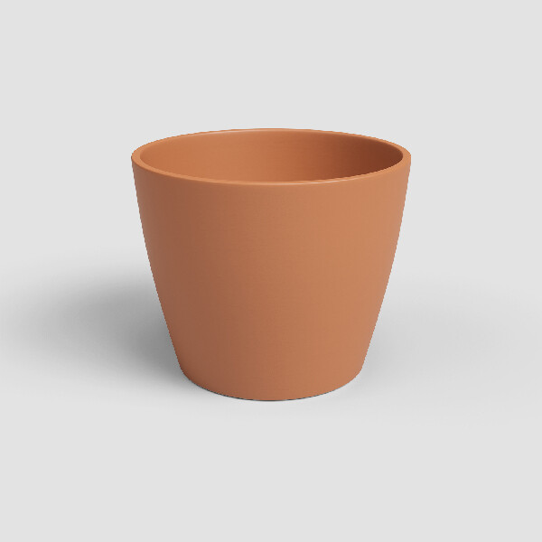 Květináč NÚBIA, 22cm, keramika, oranžová|LIGHT TERRACOTTA|Artevasi