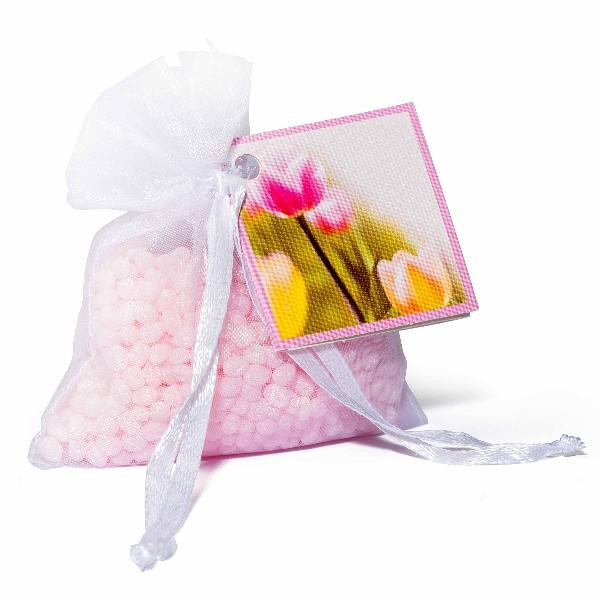 Woreczek na perfumy ORGANZA 7 x 7,5 x 3 cm White Tulip Expositor|Boles d´olor