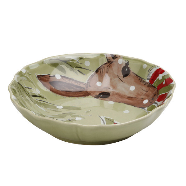 Tanier polievkový|na cestoviny 23cm|1,2L, DEER FRIENDS, zelená|Casafina