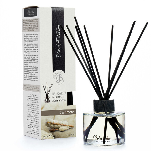 Difuzér MIKADO BLACK EDITION 125 ml. Cashmere|Boles d´olor