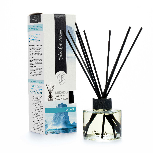 Difúzer MIKADO BLACK EDITION 125 ml. Iceberg|Boles d´olor