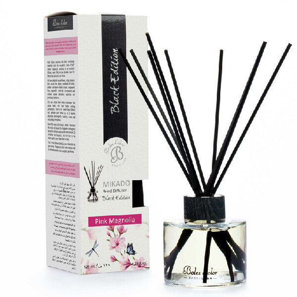 Difúzer MIKADO BLACK EDITION 125 ml. Pink Magnolia|Boles d´olor