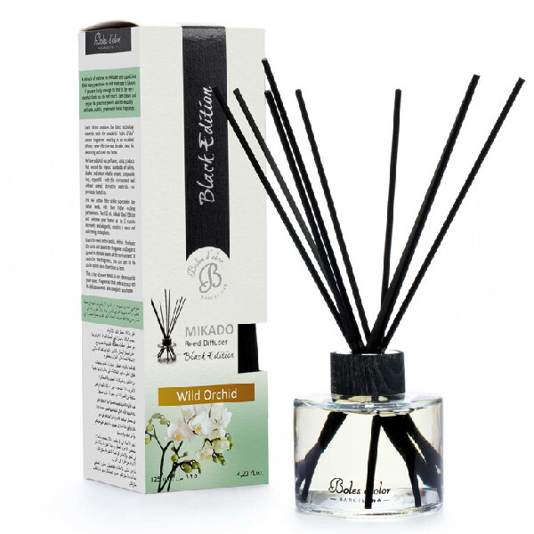 Difuzér MIKADO BLACK EDITION 125 ml. Wild Orchid|Boles d´olor