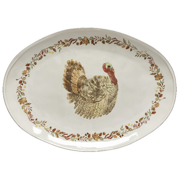 Tác/Podnos servírovací PLYMOUTH TURKEY 57cm, oválný, bílá|Casafina