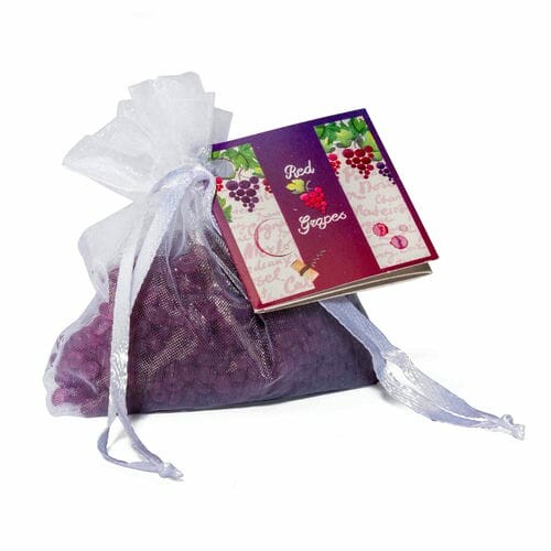 Scented bag ORGANZA 7 x 7.5 x 3 cm Red Grapes|Boles d'olor