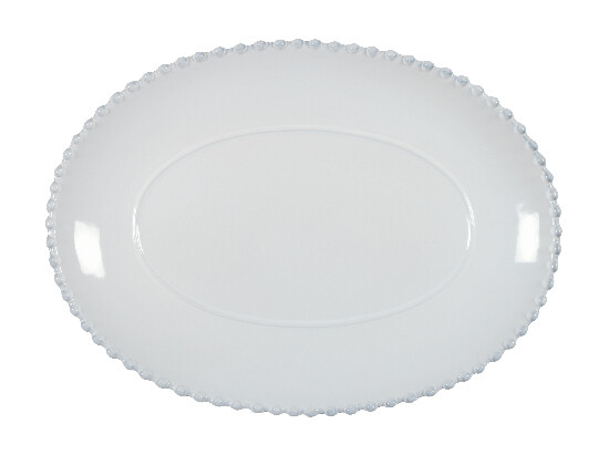 Oval tray 34 cm, PEARL, white|Costa Nova