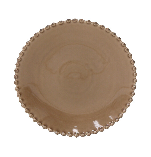 ED Dessert plate 22cm, PEARL, brown (cocoa) (SALE)|Costa Nova