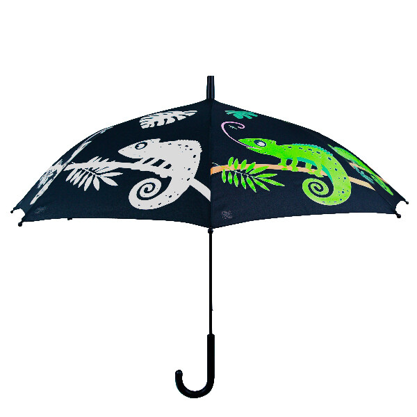 Parasol Chameleon, zmieniające się kolory, 88 x 88 x 69 cm, czarno-biało-zielony|Esschert Design