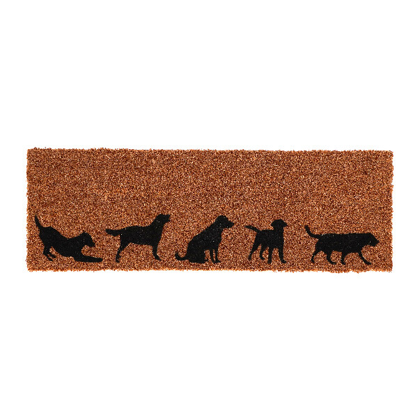 Rohožka kokosová DOGS, 76x25x2cm (DOPREDAJ)|Esschert Design