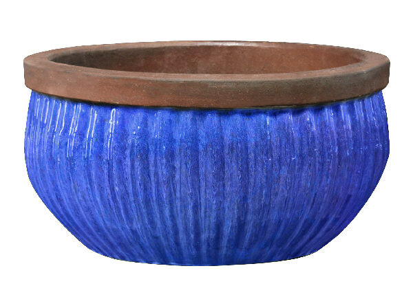 Květináč SAHARA, pr.52x22cm|pr.37x18cm|pr.29x14cm, Blue, (balení obsahuje 3 kusy)|Ego Dekor