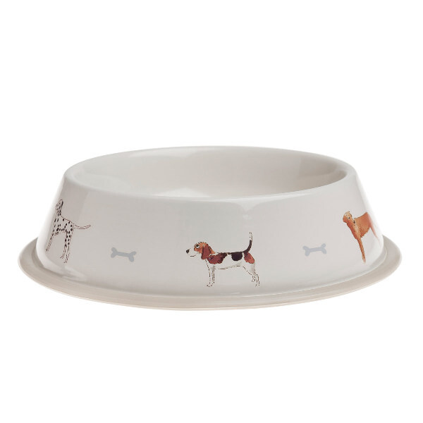 SOPHIE ALLPORT Miska dla psa 0,5 L "WOOF - DOG BARK", 23,5 x 5,5 cm