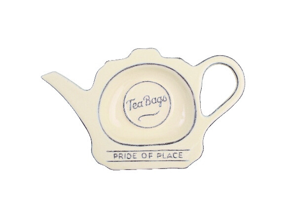 Uchwyt na torebkę na herbatę PRIDE OF PLACE, kremowy|TaG WoodWare