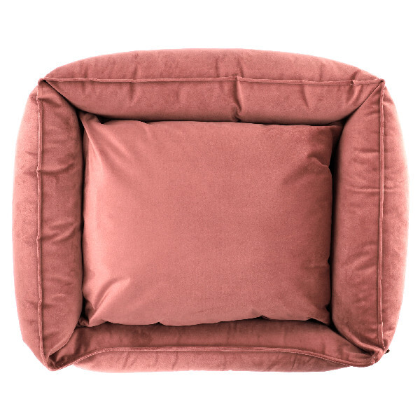 Pelech pre psa s okrajom 60x40x18cm, DOG COCOON, blush | Van Baal