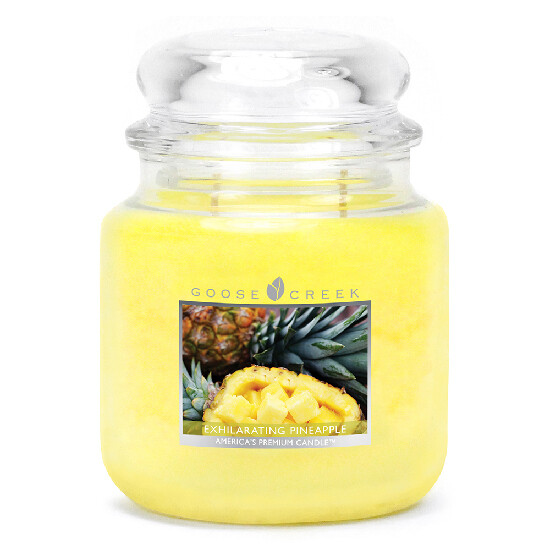Świeca 0,45 KG Exhilarating Ananas, aromatyczna w szkle (Exhilarating Ananas)|Goose Creek
