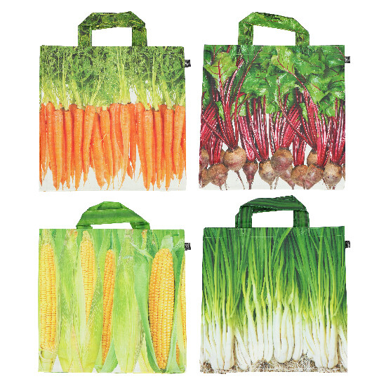 Taška nákupní Zelenina, balení obsahuje 4 kusy!|Esschert Design
