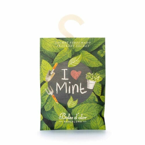 Perfume bag LARGE, paper, 12 x 17 x 0.3 cm, I Love Mint|Boles d'olor