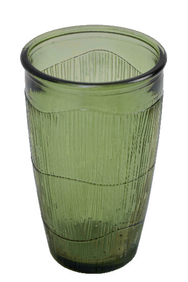 ECO Szkło ze szkła pochodzącego z recyklingu, 0,3 L, kolor oliwkowy (opakowanie zawiera 6 szt.)|Ego Dekor