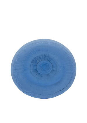 ECO Talerz deserowy ze szkła pochodzącego z recyklingu, śr. 20 cm, jasny dżins (w opakowaniu 1 szt.) (WYPRZEDAŻ)|Ego Dekor