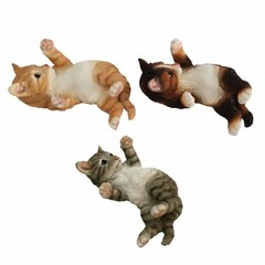 ESSCHERT DESIGN Zvířátka a postavy OUTDOOR "TRUE TO NATURE" Hrající si kotě, š. 19,7 cm, balení obsahuje 3 ks!